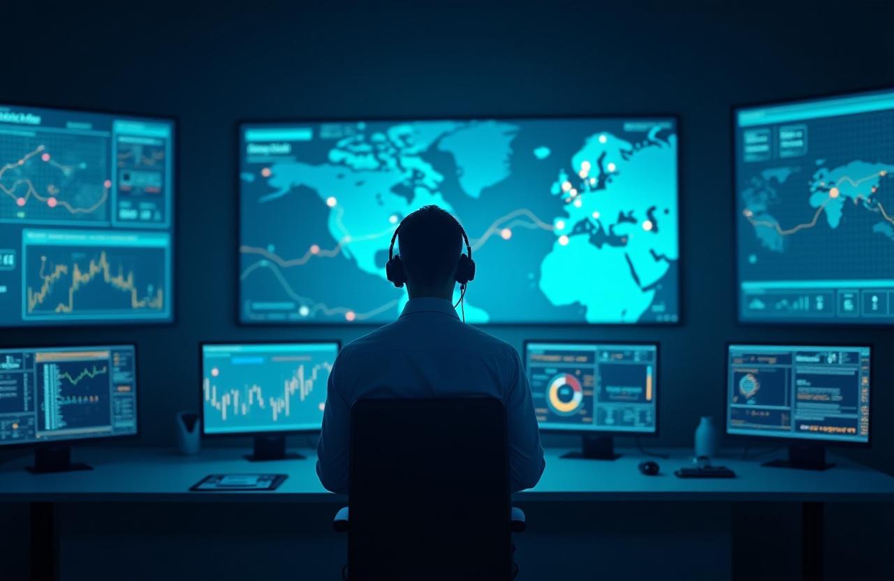 AI-powered dispatch and route optimization technology center